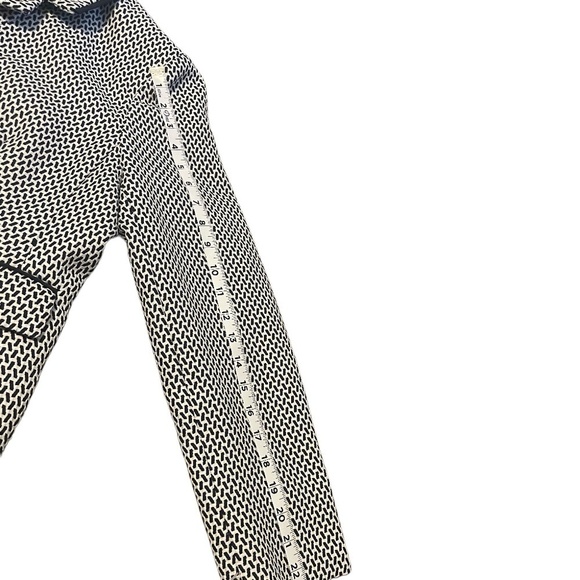 Danillo houndstooth print lined three button blazer size12, Navy Blue and white - Picture 11 of 11
